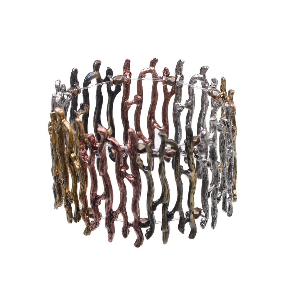 ️ MULTI-TONED RUSTIC TWIG BRACELET